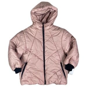 Urban Republic Girls Heavyweight Puffer Coat Pink Size L (14/16)